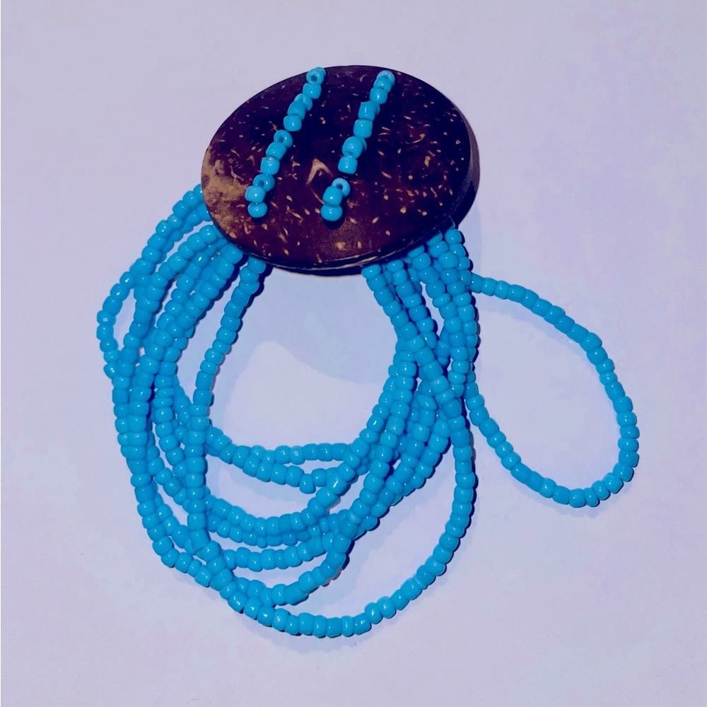 Turquoise beaded bracelet